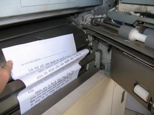Hướng dẫn xử lý kẹt giấy trên máy photocopy