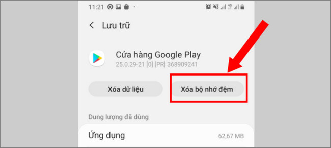 Sửa lỗi Google Play Store