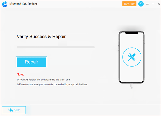 Repair iOS device