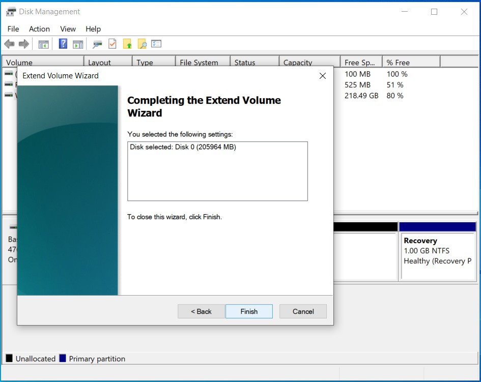 Cách tăng dung lượng ổ C trong Windows 10 - ảnh 9