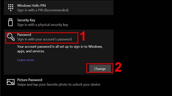 Hướng dẫn cách đặt mật khẩu trên máy tính win 10