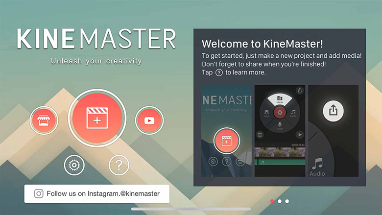 Cách chèn nhạc vào video trên điện thoại với phần mềm KineMaster